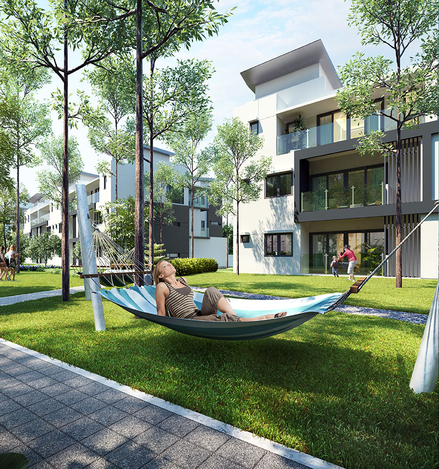 Relax on a hammock with peace of mind